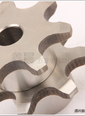 304不锈钢传动链轮双节距轮轴承链条链轮齿轮齿条联轴器非标定做