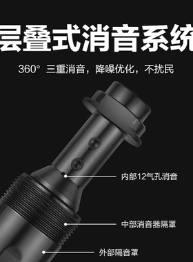 全套炮钉枪吊顶神器一体射钉全自动射钉钢钉枪消音王打钉混凝土