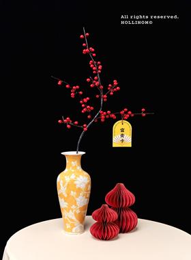 逅里 叠叠葫芦摆件 福禄招财高级感玄关装饰开业新家布置乔迁礼物