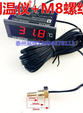 WH6009I测温仪电子数显温度计汽车冷库高精度小型温度表12V220V