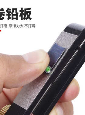 新款钓鱼子线打结器双针多功能可伸缩子线钩距定位尺摘钩器卷铅板