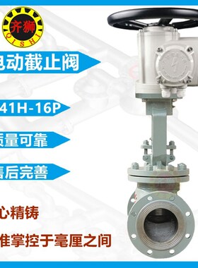 J941H电动法兰截止阀 铸钢蒸汽导热油不锈钢防爆远程开关调节阀门