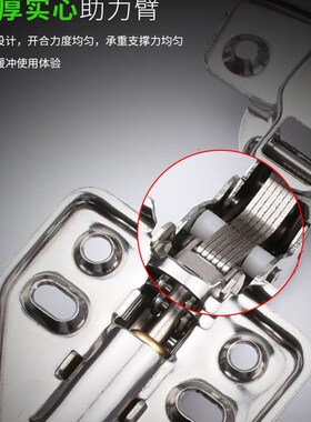 304不锈钢铰链折叠木门合叶橱柜门弹簧合页液压阻尼缓冲衣柜大弯