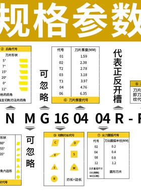 数控车刀片tnmg160404陶瓷外圆精加工三角形硬质合金刀头三角刀粒