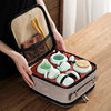 Portable ceramic kung fu tea set travel set outdoor portable tea cup home simple office reception set