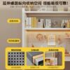Perforated board storage rack vertical tabletop bookshelf multi-layer desk storage computer desk vertical iron art steel structure