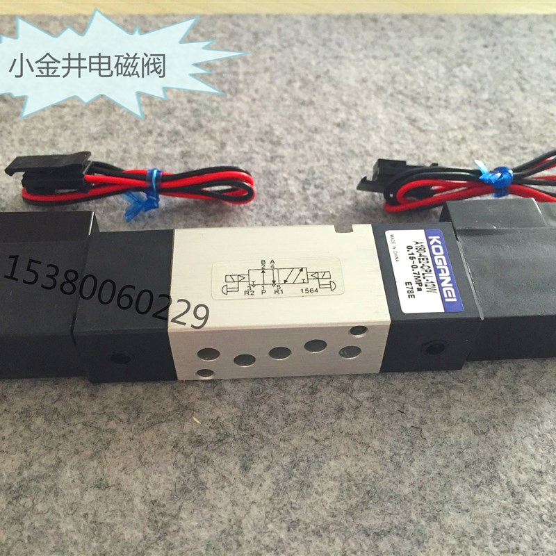 原装正品 A180-4E2-CPLL-12W 小金井双电控电磁阀 - 图1