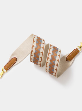 适用菜篮子斜挎肩带配件加厚帆布织带单J肩包带子红色包包宽肩带