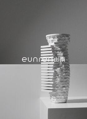 简约现代轻奢软装饰品家居茶几创意艺术插花器样板房间花瓶摆件