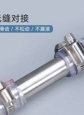 304不锈钢双头宝塔接头4分6分1寸水管软管皮管接头直通软管接头