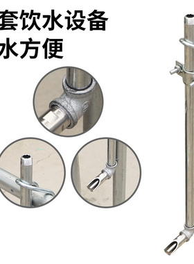 2.5厚热镀锌欧式母猪定位栏带食槽限位栏两用母猪隔离栏新型猪床
