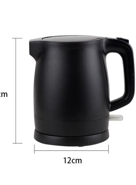 酒店宾馆专用电热水壶小型0.8L1升 不锈钢开水壶民宿客房电烧水壶