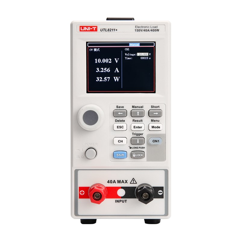 优利德UTL8212+直流电子负载编程高精度双通道电池电流电源检测仪 - 图1