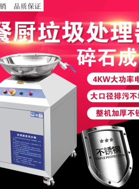 厨房厨余垃圾处理器商用餐厅酒店食堂泔水L潲水处理器粉碎机碎渣