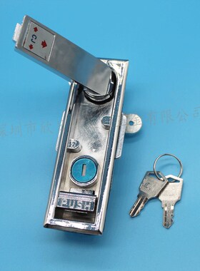 新款锌合金执手配电箱电柜文件柜锁AB104转舌锁机械门锁通用型