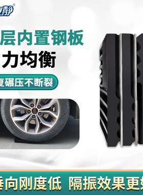 工业橡胶垫块减震垫防震垫高缓冲加厚弹性空调机床设备耐磨减振垫