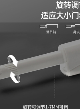 衣柜门反弹器按压式弹力开关自动免拉手抽屉碰珠回弹器按弹器扣