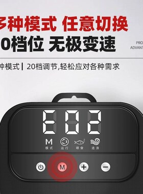 鱼缸变频超静音循环水泵过滤器小型底吸抽水泵增氧一体潜水吸鱼屎