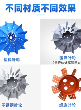 鱼塘增氧机叶轮式全自动大功率专用氧气泵变频大型养殖浮水泵220v