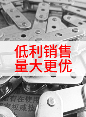 201不锈钢直板滚子传动链条双节距2060直径:11.91 节距:38.10mm