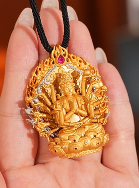 千手观音吊坠摆件两用鼠本命佛