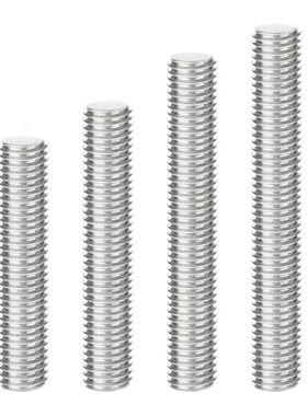 304不锈钢加长牙条丝杆通丝全螺纹螺杆M6M8M20x*0.6米0.9米-1.3米