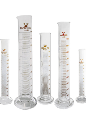 正品玻璃量筒直型带刻度量杯5ml10ml20ml/25ml50ml100ml250ml500m