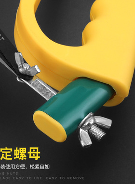 钢锯家用金属切割手工钢锯架迷你小钢锯弓锯木锯铁锯木工手工锯条
