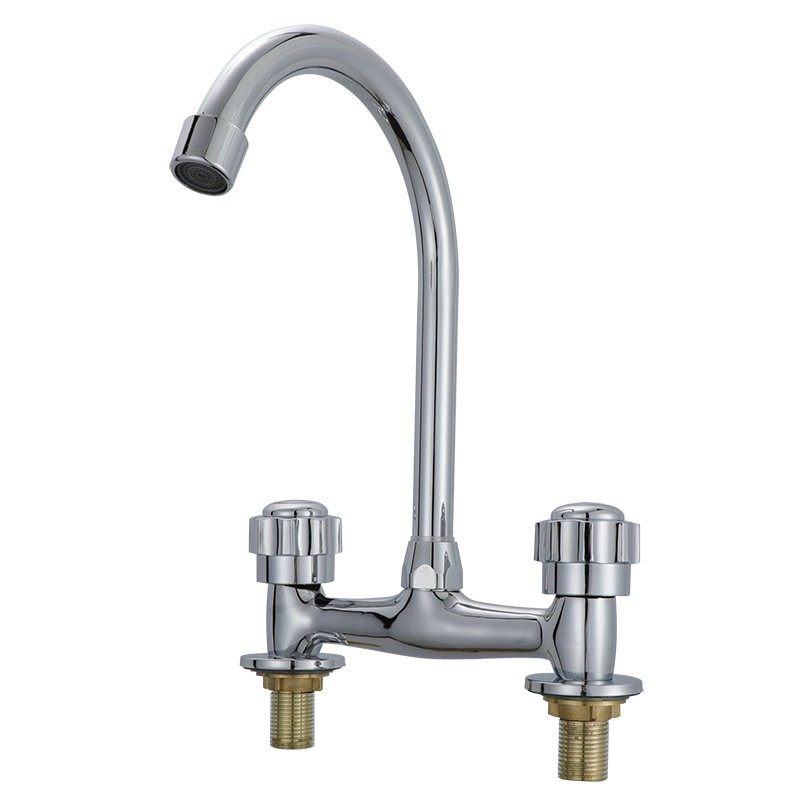 铜15CM公分双把双孔老式面盆水龙头冷热 旧式盆厨房盆龙头20孔距,淘宝优惠券,粉丝福利购,淘宝优惠卷