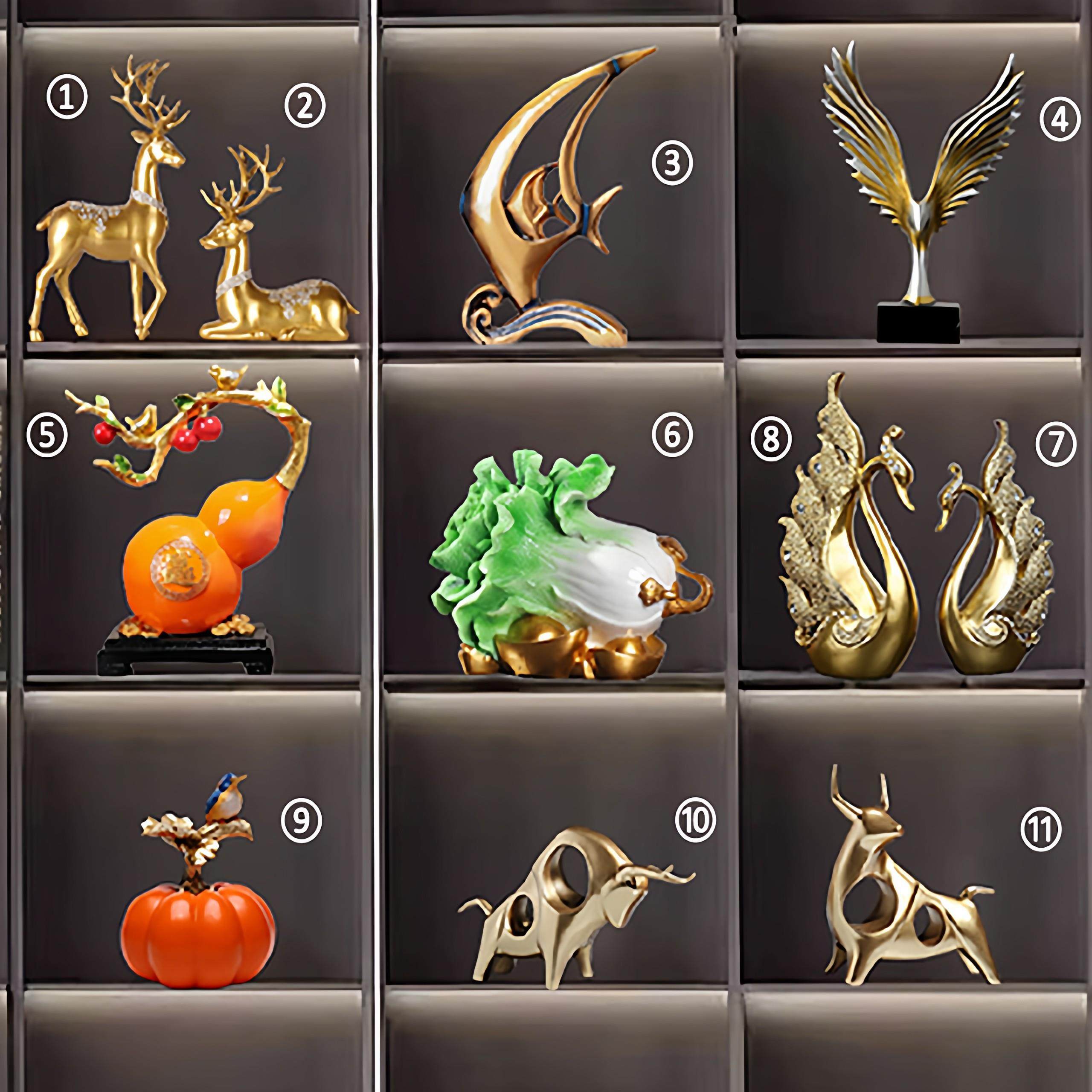 高档办公室新中式摆件酒柜博古架摆设客厅家饰软装搭配套装装饰品,淘宝优惠券,粉丝福利购,淘宝优惠卷