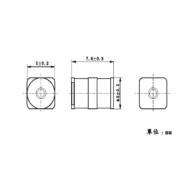 [XRS]贴片陶瓷气体放电管3RL090M-5-SS 3SPC090F B3D090L-C 90V - 图1
