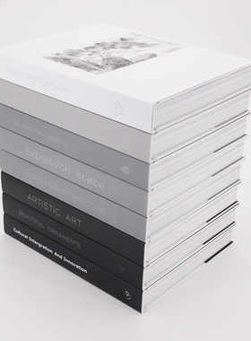 客厅茶几简约真书 中式样板房装饰艺术摆件 简约现U代酒店陈列饰