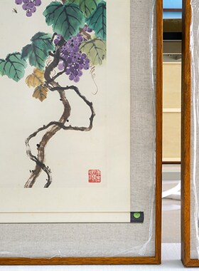 菠萝格木I f立体框实物装裱实木相框现代简约画框定制国画卷轴订