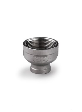 内丝变径管箍BSPT1-11/2铸造不锈钢150B扣304316螺纹天佑管业9063