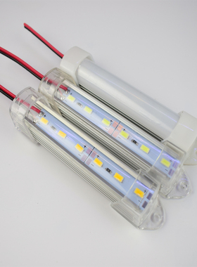 12V白光LED硬灯带12V暖白红橙黄绿色硬灯条12V硬灯条机器设备柜台