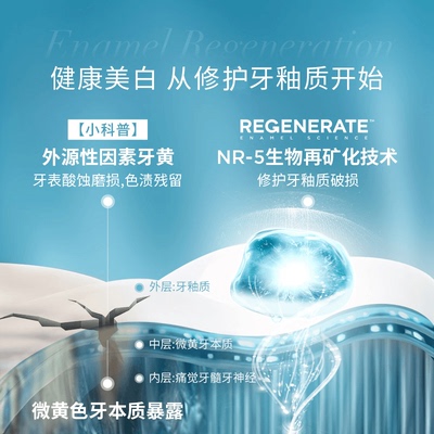 regenerate修复牙釉质牙膏3支装