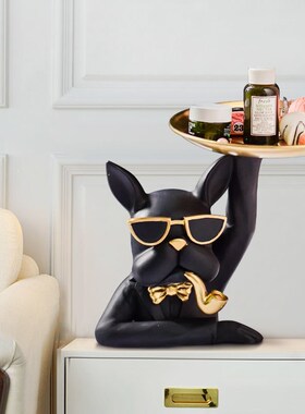 大型绅士犬摆件店面客厅装饰品餐厅新居可放红酒茶几前放置礼物