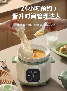 陶瓷养生煲c汤锅全自动多功能免看管电炖锅紫砂煮粥神器宝宝副食