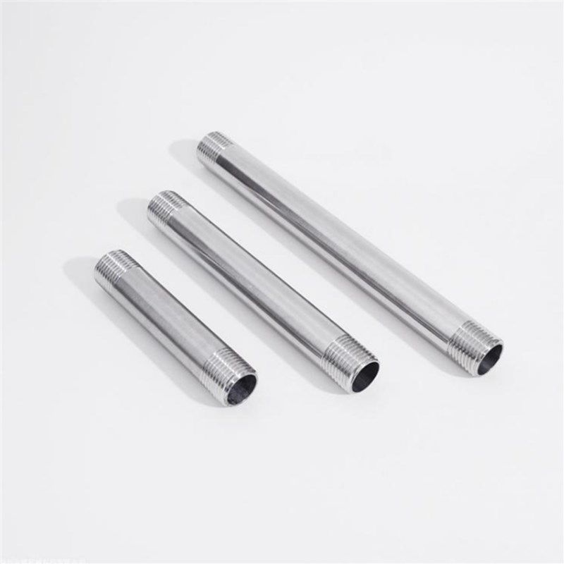 304不锈钢无缝对丝不锈钢管子外丝接头不锈钢内接头双头丝4分4寸,淘宝优惠券,粉丝福利购,淘宝优惠卷