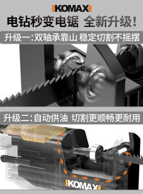 电钻变电锯转换头家用往复锯电动锯子小型手持多功能切割锯马刀锯