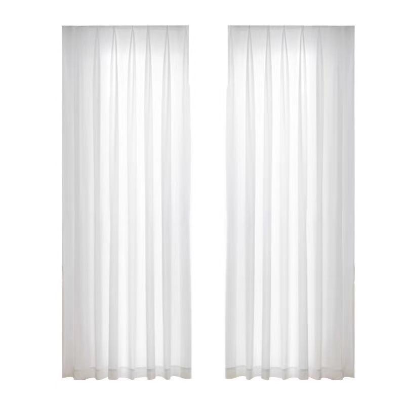 日式镜面纱防晒防紫外线隔热窗帘纱透光不透人白纱帘客厅飘窗纱帘,淘宝优惠券,粉丝福利购,淘宝优惠卷