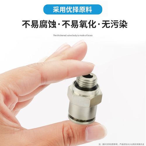 路泊仕全铜接头带密封圈PC8-01/PC10/PC12/PC16-01/02/03/04G螺纹 - 图0