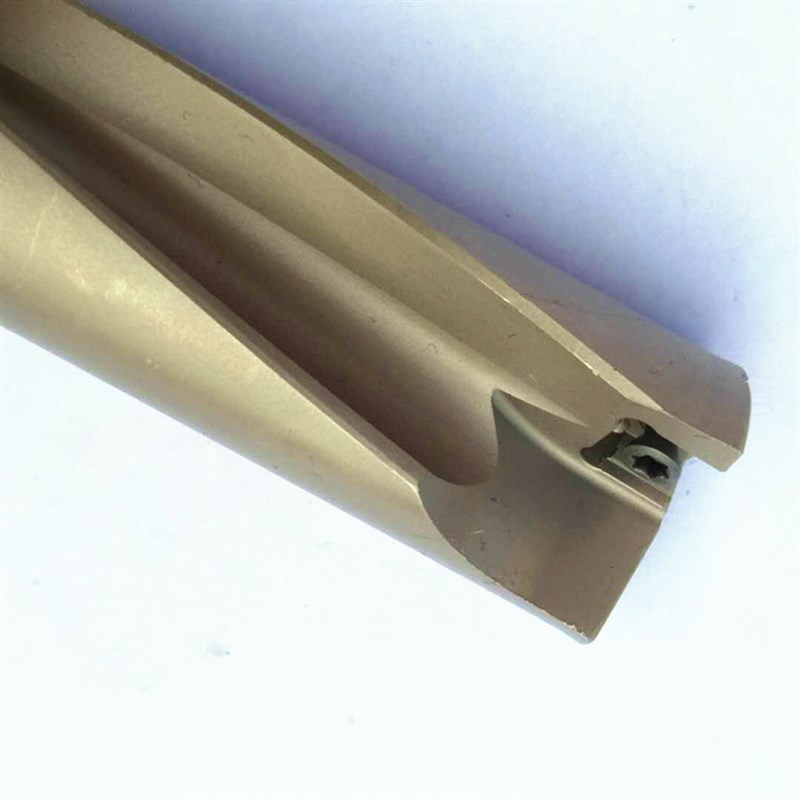 U钻快速钻头暴力扩孔喷水浅孔钻头WC刀片直径14-40*2D3D/4D/5D - 图1