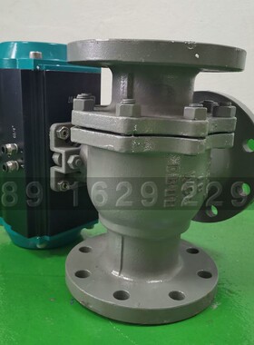 气动三通换向阀DN100铸钢油蒸汽污水切换球阀L/T型分流阀Q644/5F