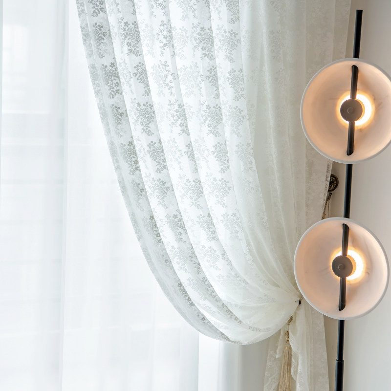 2.8米宽韩式窗帘白色蕾丝门帘婚礼摄影纱幔网纱桌布国风布料包邮,淘宝优惠券,粉丝福利购,淘宝优惠卷