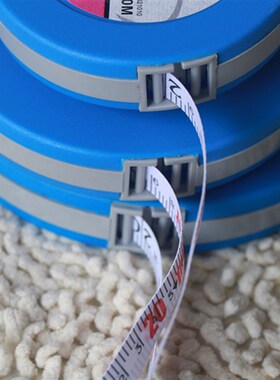 超韧性纤维防水皮卷尺10米20米30米软皮尺软尺米尺盒尺