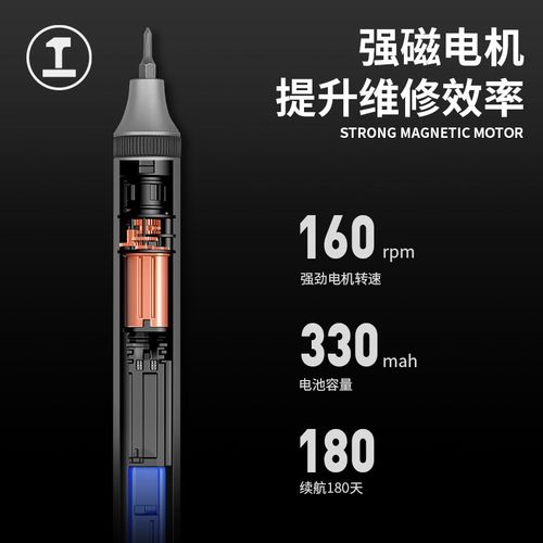 绿林电动螺丝刀充电式家用小型精密电批手自一体迷你电动起子套装 - 图0