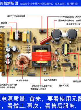 S-250-12V20A开关电源250W监控集中供电电源LED柜台灯直流变压器