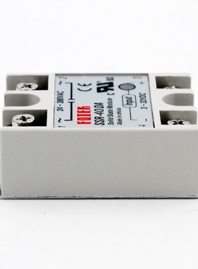固态继电器24V12V60V单相小型40a SSR-40DA直流控交流D4840/220v