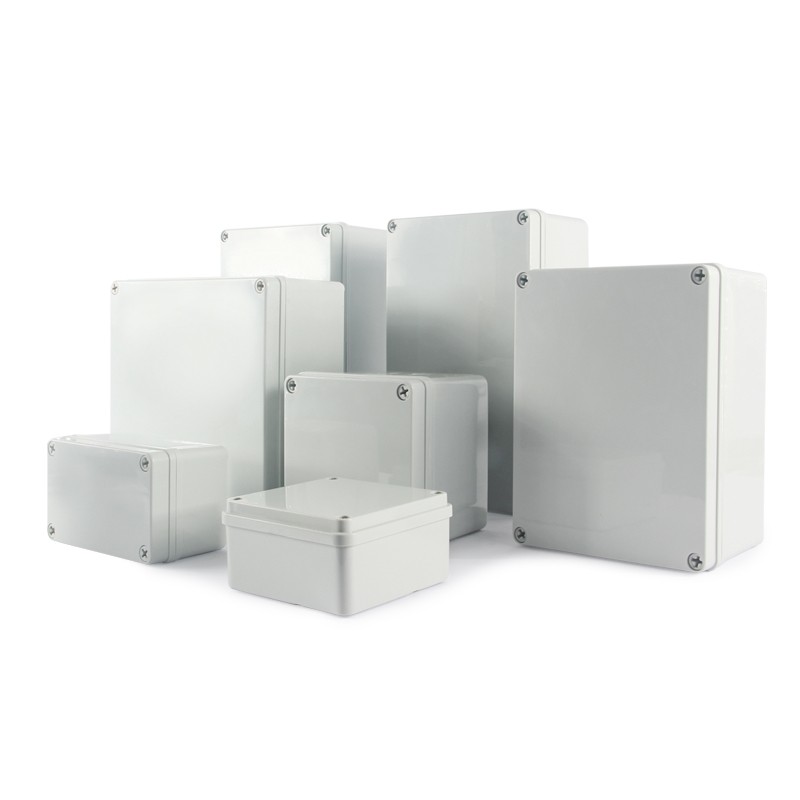 Outdoor switch waterproof terminal box plastic outdoor security monitoring electrical box waterproof box sealed large transparent